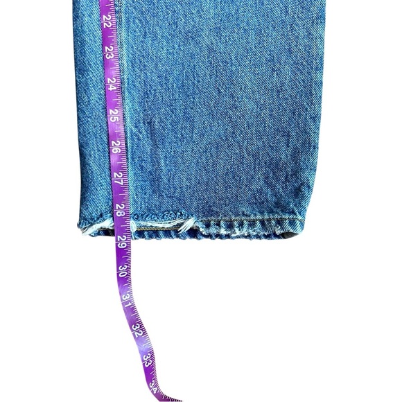 Agolde Womens 90s Loose Fit Jean Portal Button Fly High Rise Medium Wash Size 25 - Picture 4 of 9